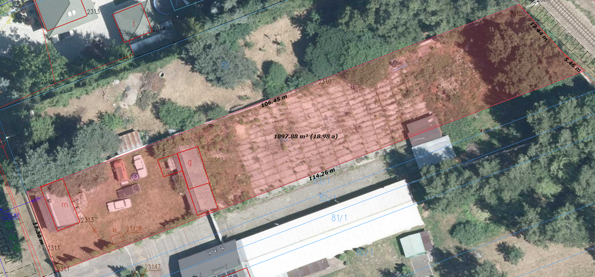 Działka 1 898 m² z drewnianym budynkiem – Skarżysko-Kamienna – zdjęcie 2