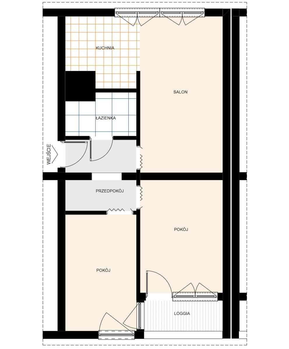 3-pokojowe mieszkanie przy lesie, 47,16 m² – Świętochłowice – zdjęcie 10
