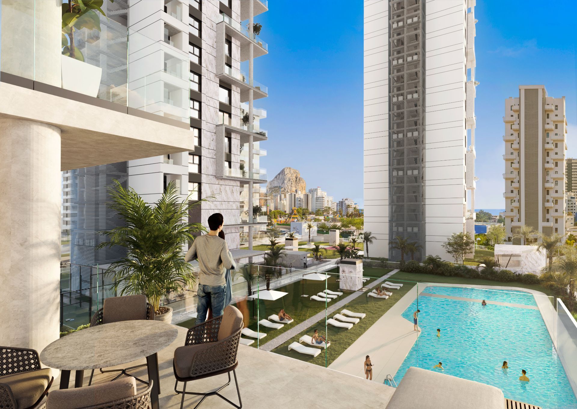 Apartament w Calpe na Costa Blanca. 92 m² powierzchni użytkowej z widokiem na morze – zdjęcie 7