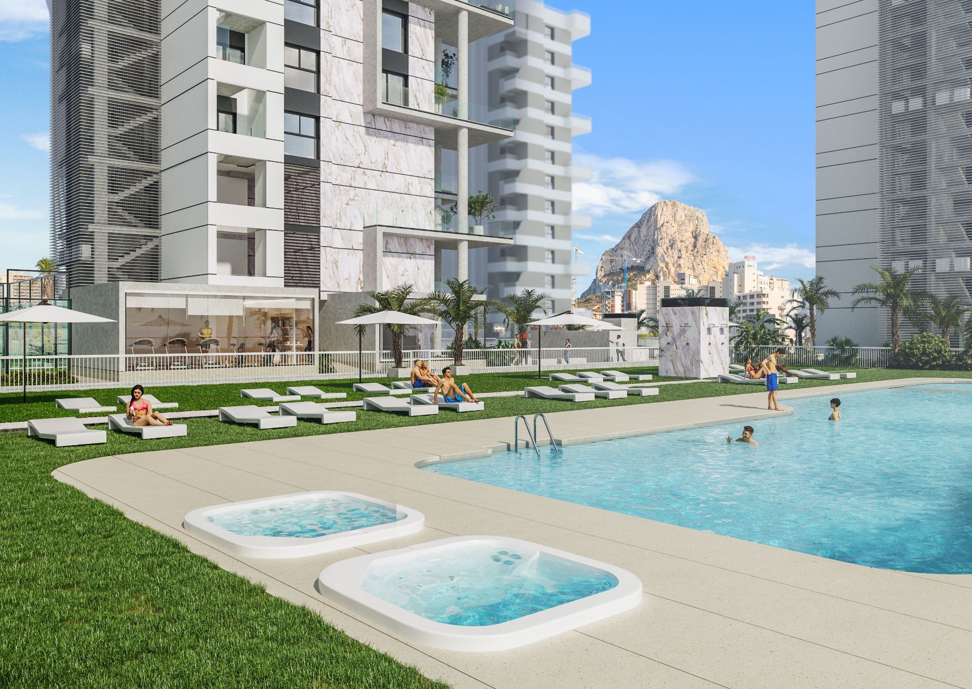 Apartament w Calpe na Costa Blanca. 92 m² powierzchni użytkowej z widokiem na morze – zdjęcie 6